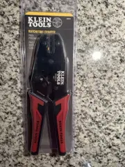 KLEIN TOOLS 3005CR RATCHETING CRIMPER, 10-22 AWG INSULATED TERMINALS