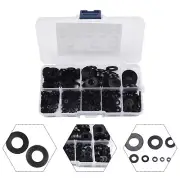 Get a Heavy Duty Grip with 500 Black Nylon Flat Washers for M2 M10 Metric bolts