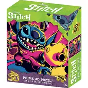500pc Prime Disney Stitch #2 Jigsaw 3D Puzzle Kids/Children Game 61x46cm 6y+