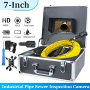 Sewer Camera 7" IPS Screen HD 1080P Dual Lens Pipe Pipeline Inspection Camera