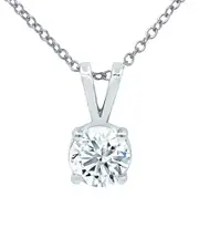 Diana M. Fine Jewelry 14K 0.26 ct. tw. Diamond Pendant Necklace