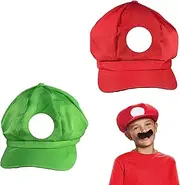 [CZNBZIU] 2 Mari Cap, Mari Cap Children, Mari Baseball Cap, Mari Cap Children, Hat Outdoor, Gifts for Children, Can Be Used for Role Play, Baseball Cap Children