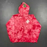 100% Authentic Bape A Bathing Ape Tie Dye Wide Full Zip Hoodie Size XL Mens