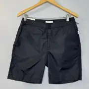 Onia 7.5" Snap Front Swim Short Navy Blue Preppy Beach Vacation Men's 31 New