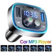 USB C Car Bluetooth Adapter Wireless FM Radio Transmitter Handsfree MP3 Player