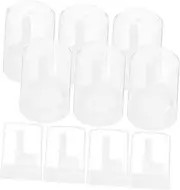 Cabilock 10pcs Aerosol Can Valve Spray Head Sprayer Nozzle Tips Aerosol Can Trigger Nozzle Spray Can Filling Equipment Spray Foam Nozzle Cone Nozzle Aerosol Spray Can Cap Plastic White