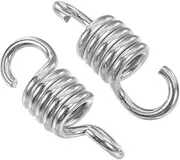 POPETPOP 2Pcs Heavy Duty Swing Chair Spring Kit Impact Absorbing Hammock Hanging Rings Easy Install Porch Swing Hardware for Hammock Chair Versatile Suspension for Outdoor Use