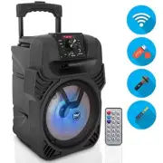 Pyle PPHP844B 400W Portable Bluetooth PA Loudspeaker w/ Remote Control
