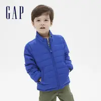 在飛比找蝦皮商城優惠-Gap 男幼童裝 時尚迷彩印花拉鍊立領外套-藍色(59341