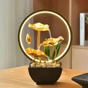 USB Powered Tabletop Fountain Night Light for Bedroom Office Decor Home and Office Decor Night Lihgt Fountains
