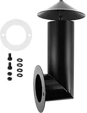 Grill Smoke Stack, Smoker Chimney Replacement Part Accessories for Pit Boss, Z Grills, Traeger Smoke Stack Chimney Replacement, Camp Chef & Other Pellet Smokers Grills