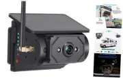 Magnetic Solar Wireless Backup Camera: Suitable for 5"/7"/10" DVR Portable 1