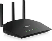[NETGEAR] 4-Stream WiFi 6 Router (RAX10) – Security Features, AX1800 Wireless Speed (Up to 1.8 Gbps), Covers up to 140 sq. m., 20 devices