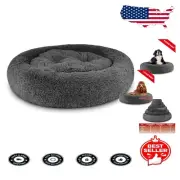 Extra Large Plush Dog Bed Replacement Cover - Stylish Grey & Durable Design