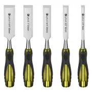 5Pk Professional Wood Chisel Set CR-V Steel Wood Carving Chisel for Woodworking