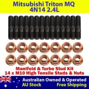 High Tensile Manifold & Turbo Stud Kit For Mitsubishi Triton MQ 4N14 2.4L