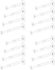 [Eakxnig] 16G flat back Clear Earrings for Sports Nose Studs Silicone Plastic tragus conch cartilage Earrings Retainers Monroe Medusa Lip Rings Stud Labret Piercing Jewelry for Work Surgery 6mm -12mm