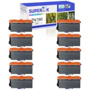 10x TN780 High Yield Toner Cartridge For Brother Printer HL-6180DW HL-6180DWT