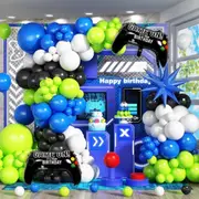 135Pcs Game-Themed Birthday Sets Birthday Parties Game Night Birthday Party Decorations Create Immersive Esports Carnivals