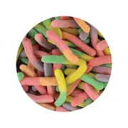 Lolliland Sour Worms Bag 1kg x 1