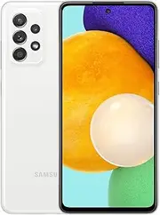 [Samsung] Galaxy A52 Dual-SIM 128GB + 6GB RAM Factory Unlocked 5G Android Smartphone (White) - International Version