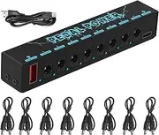 Colaxi Guitar Pedals Power Supply Guitar Effector Power Supply for Electric Guitar, Acoustic Guitar Durable Guitars Power Supply