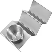 Amosfun Roll Stainless Steel Taco Holder Display Stand for Pizza Pancakes and Burritos High Corrosion Resistance Practical Design for Home Kitchen Use