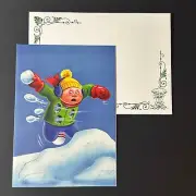 HOLIDAY GREETING CARD-Snow BILL Snowball's CHANCE by JOE Simko Garbage Pail Kids