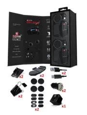 U-Clear Motion Infinity Dual Bluetooth Helmet Audio System
