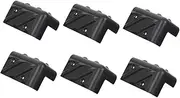 SWOOMEY 6 Sets Collision Speaker Corner Protectors with Screws Durable Material for Stage Sound Equipment Easy to Install and Practical Shock Absorption Design