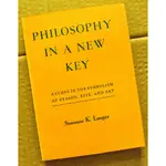 ✅PHILOSOPHY IN A NEW KEY 哲學 形而上 世界 人生 哲理 論證 人文 社會科學 社會組