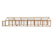 5 M Large Chicken Coop Run Guinea Pig Cage Villa Extension Rabbit Hutch House Pen