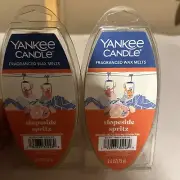 2 Yankee Candle Slopeside Spritz Wax Melts 6-Pack Citrus Sparkling Wine ... NEW