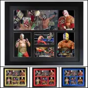 Rey Mysterio WWE Signed Framed Limited Edition Memorabilia V3