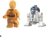 LEGO STAR WARS MINIFIGURE DROIDS - C-3PO AND R2-D2 (75136)