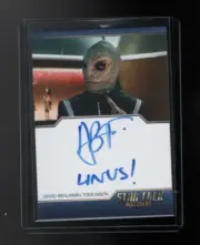 Star Trek Discovery Season 2 David Benjamin Tomlinson autograph inscription