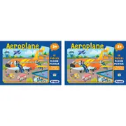 2x 15pc Frank Educational Floor Jigsaw Puzzle Learning Play Game Aeroplane 3+