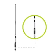 6.5dBi Ground Independent UHF Antenna with elevated feed and spring base (ANU206)