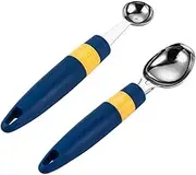 UTHCLO Stainless Steel Fruit Scooper Melon Baller Ice Cream Spoon Set for Home Baking Desserts