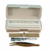 Ohaus Stainless 80850263 12 Piece ASTM Class 4 Certified Calibration Weight Set