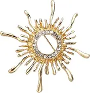 [GLSTOY] 1Pc Decorative Brooch Retro Corsage Vintage Breastpin Stylish Clothes Decoration