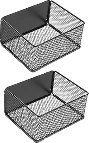 Gadpiparty 2pcs Refrigerator Shelf Fridge Refrigerator Magnetic Fridge Storage Freezer Door Rack Magnet Spice Holders Wall Mounted Basket Kitchen Storage Basket Black Magnetic re-usable