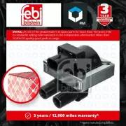 Ignition Coil fits FIAT PALIO 178 1.2 1996 on 46543562 46548037 46790073 7626232