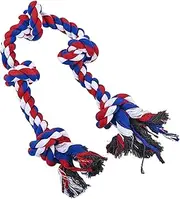 Dog Toys Rope - Oral Cleaning Puppy Toy,Heavy Duty Dog Rope for Medium Large Breed, Indestructible Chewing Tool for Teeth Cleaning and Boredom Relief