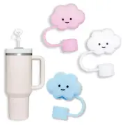 10mm Cloud Shape Straw Covers Cap Compatible with Stanley 30&40 Oz Tumbler GV