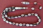 Flexiglass Airplane Glass Beşiktaş Misbaha, Tesbih, Tasbeeh, Rosary Beads