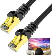 Ethernet Cable,Heavy Duty High-Speed Ethernet Patch Cable for Indoor Outdoor | Ethernet Cable Network Wire, Stable 10Gpbs Transfer Speed, for Modems, Computers