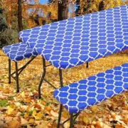 Rectangle Tablecloth, Waterproof Elastic Fitted Table Covers for 6 Foot