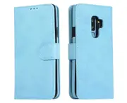Detachable Wallet Phone Case for Easy Portability (Blue), Flip Case for Samsung Galaxy S9 Plus