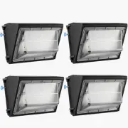 4PACK Dusk to Dawn 100W LED Wall Pack Light Fixture, 13000LM 400-600W HPS/HID...